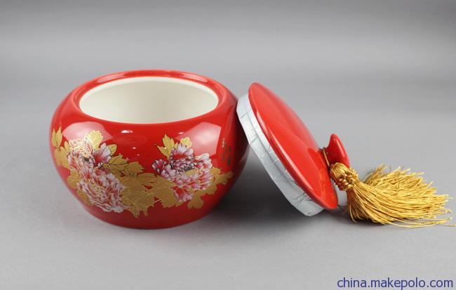 陶瓷茶叶罐批发 厂家供应陶瓷茶叶罐 景德镇高档家居用品茶叶罐